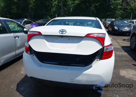 2015 Toyota Corolla Le из США, поврежденный, VIN 2T1BURHE6FC417865